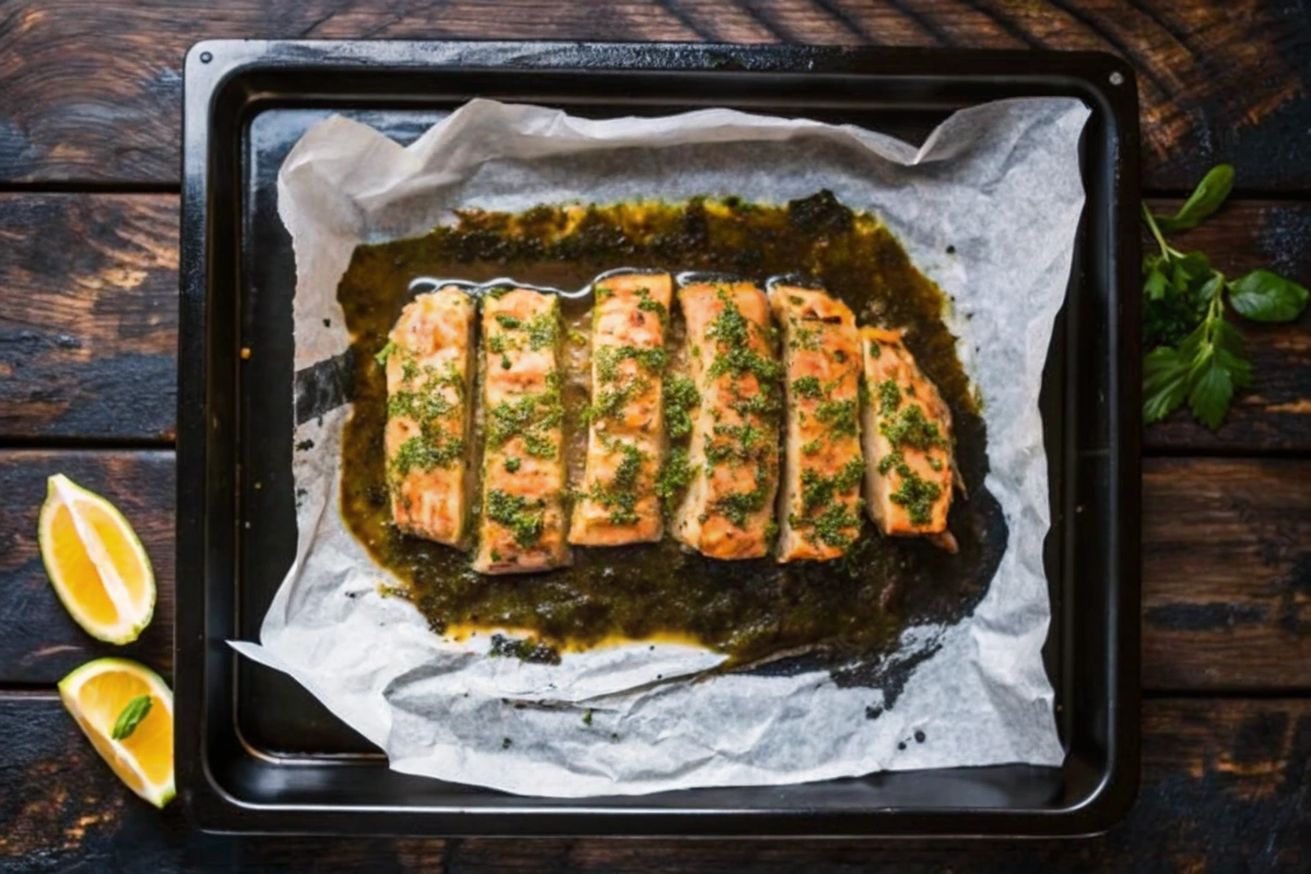 Saumon au four à la méditerranéenne