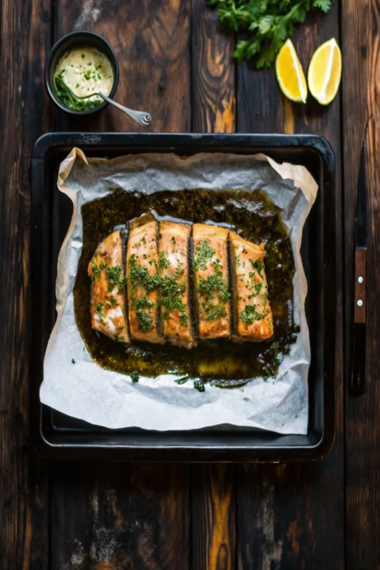 Saumon au four à la méditerranéenne