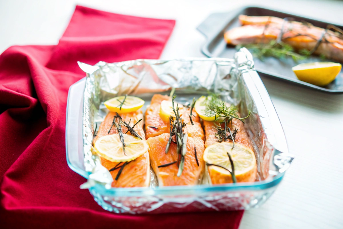 Saumon au four express