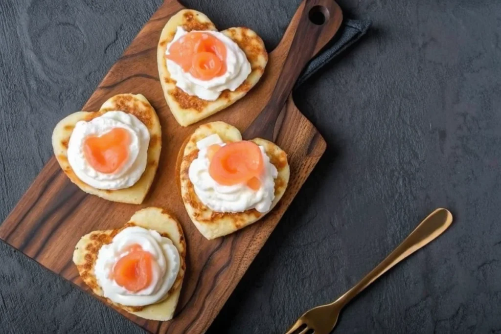 Toasts apéritifs pour la SaintValentin