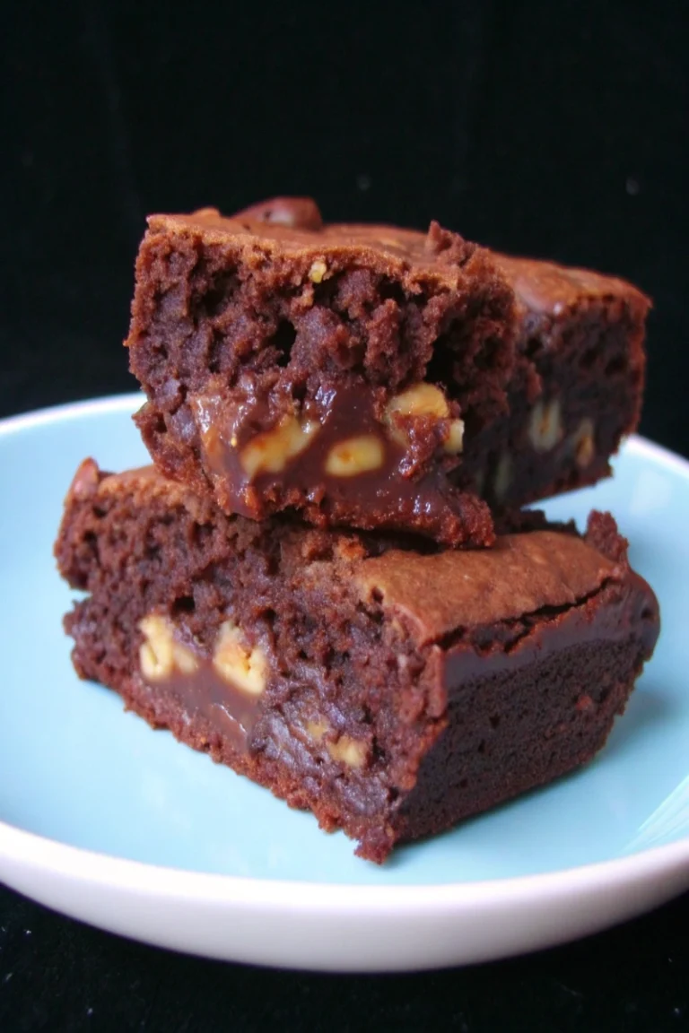 Véritables Brownies aux noix