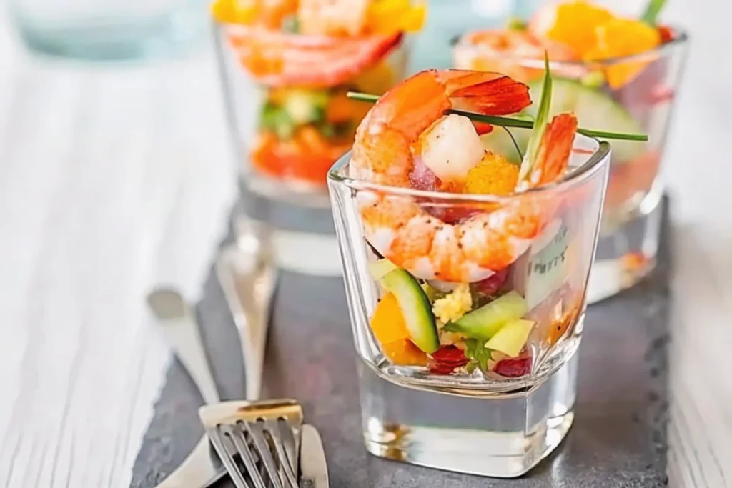 Verrines apéro pour la Saint-Valentin