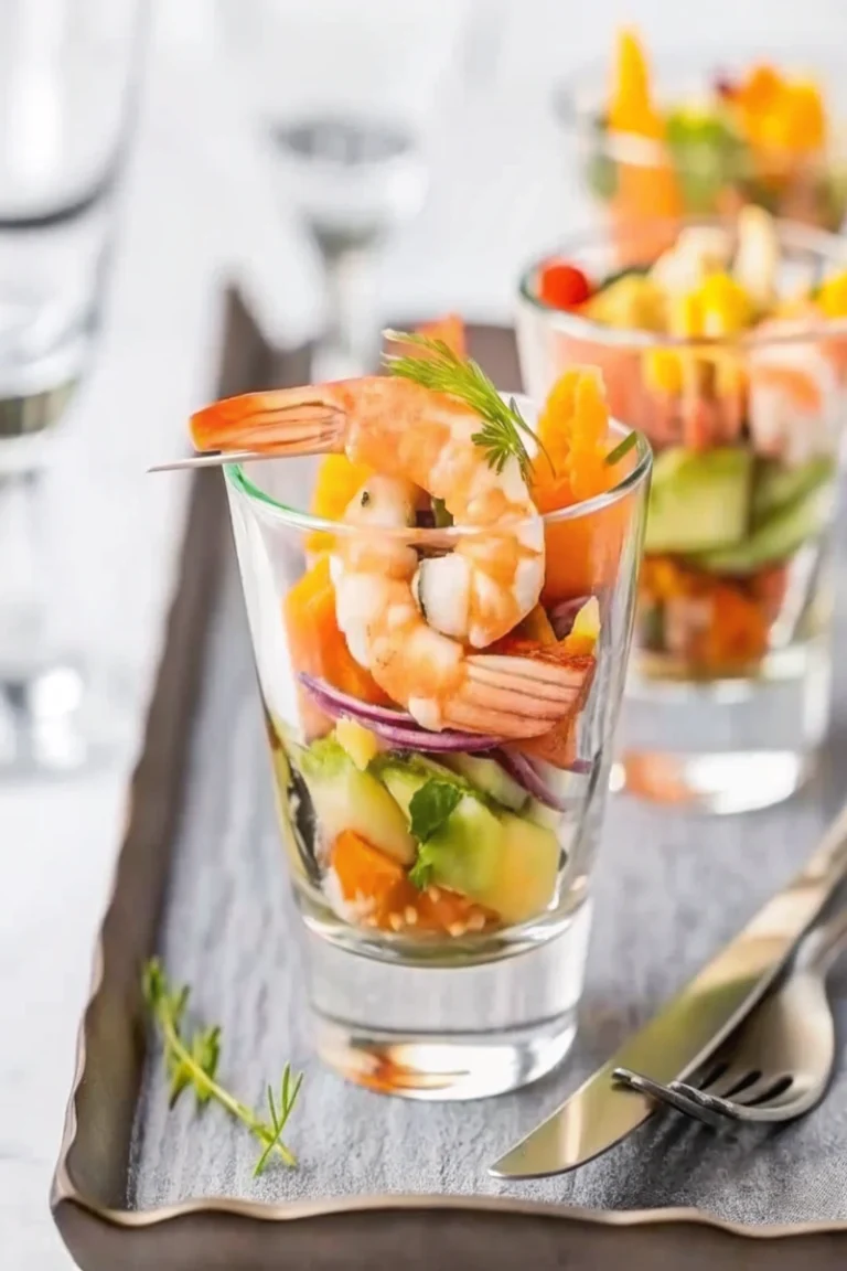 Verrines apéro pour la Saint-Valentin