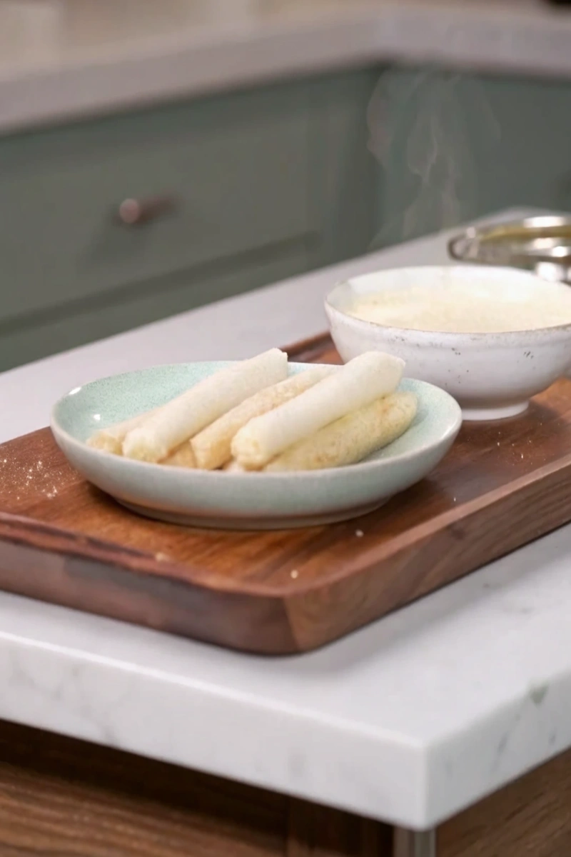 Recette d’asperges sauce mousseline – idée gourmande facile, rapide et savoureuse 😋🌿✨