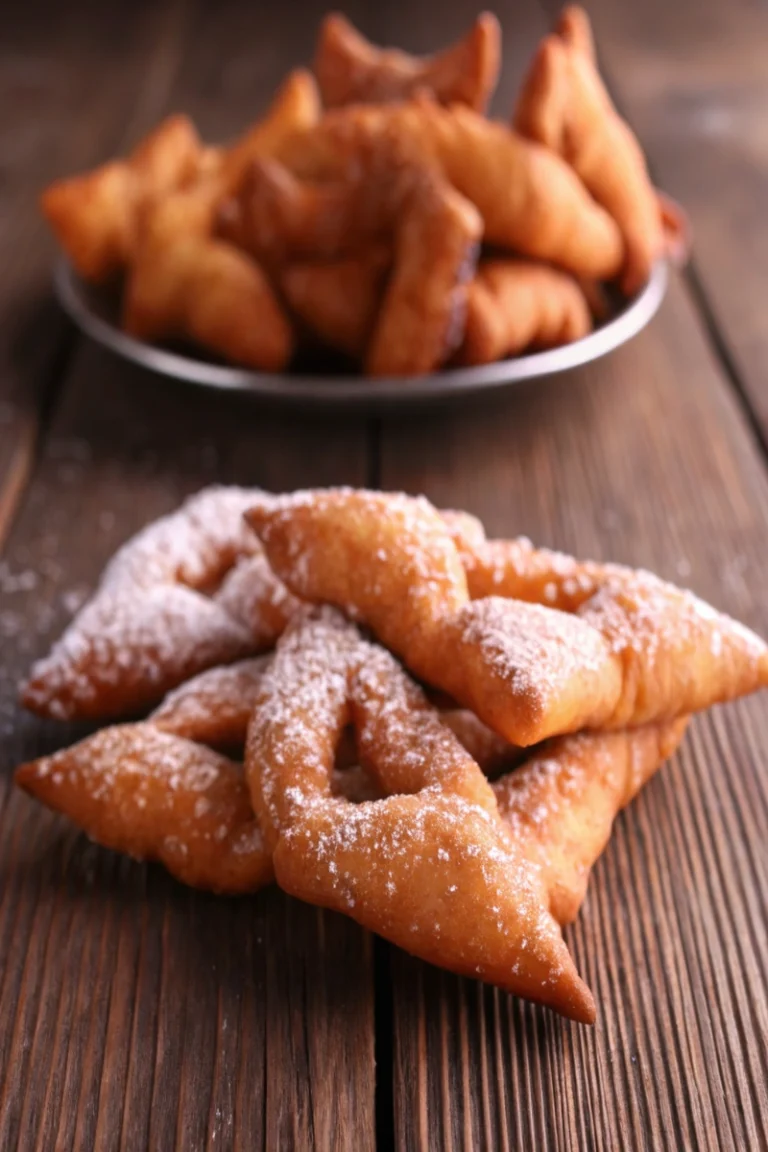 Bugnes parfumées orange-citron