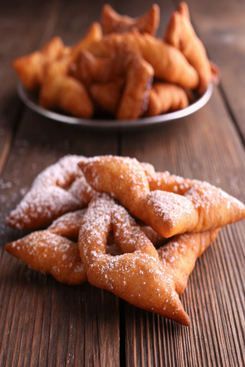 Bugnes parfumées orange-citron : moelleuses, acidulées, irrésistibles – recette gourmande qui enchante !