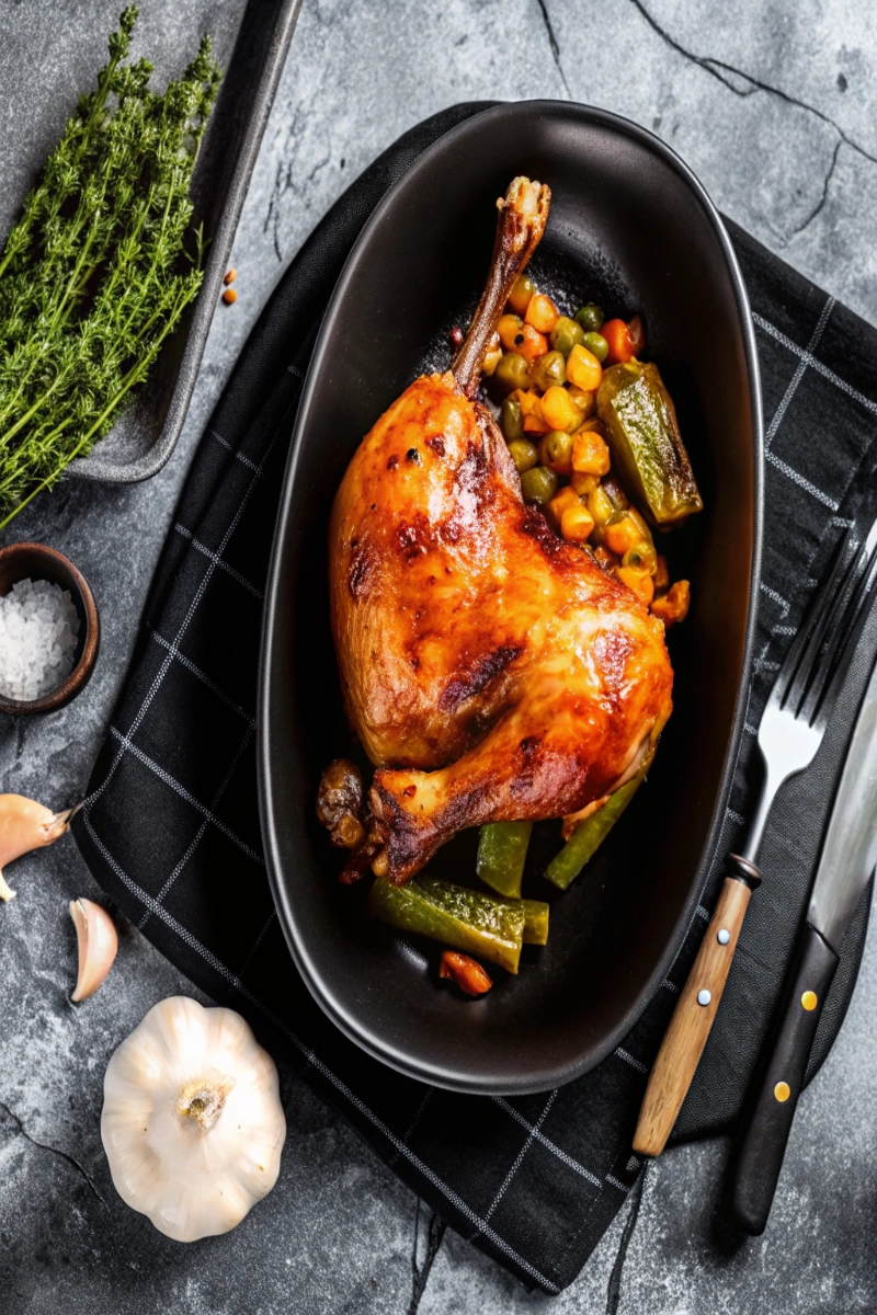 Cuisse de dinde marinée au four 🍗 – Recette facile, gourmande & idéale pour un plat délicieux !