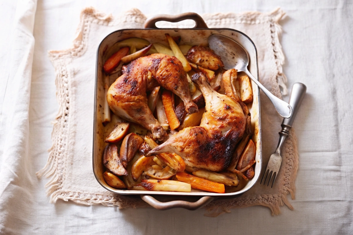 Cuisses de poulet au four