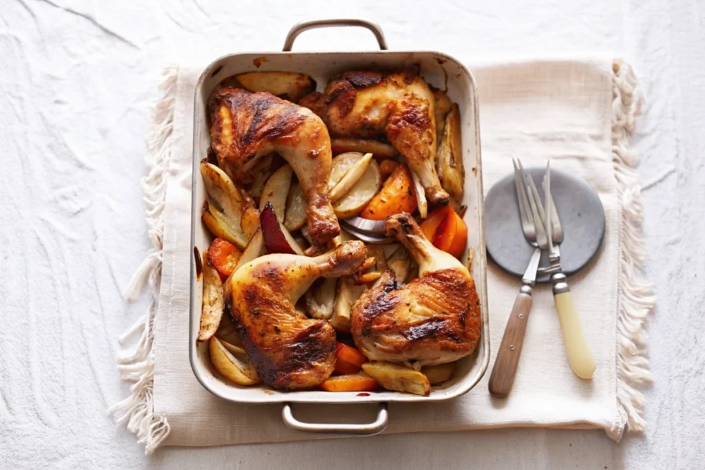 Cuisses de poulet au four