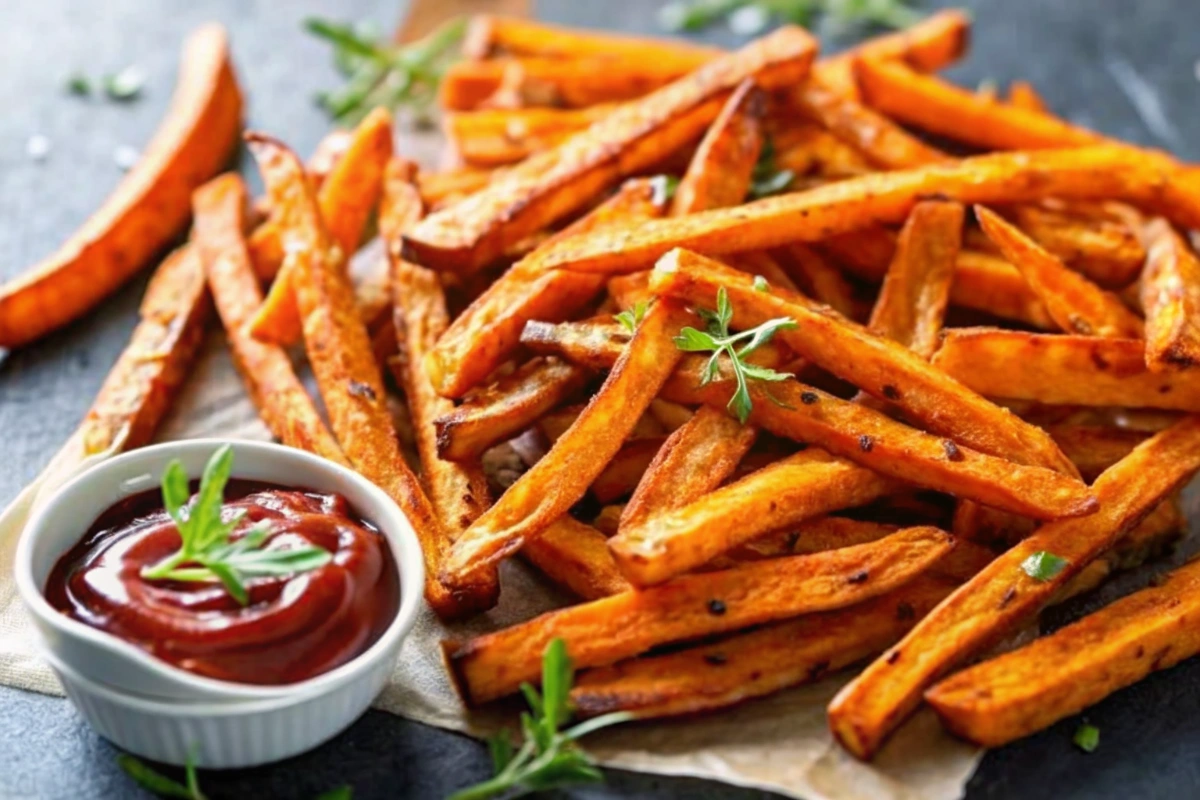Frites de patates douces à l’Airfryer