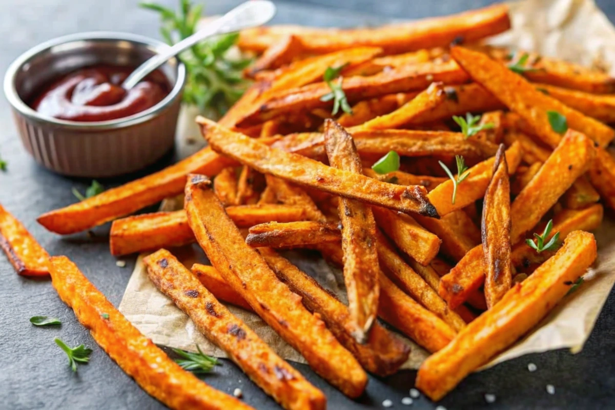 Frites de patates douces à l’Airfryer