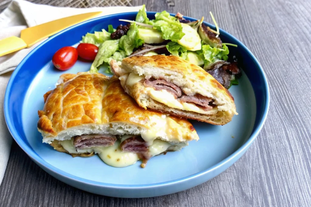 Gaperon et jambon de pays en feuilleté de Frédéric