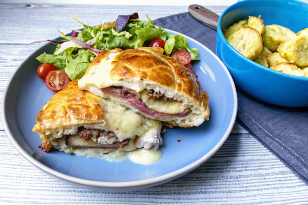 Gaperon et jambon de pays en feuilleté de Frédéric