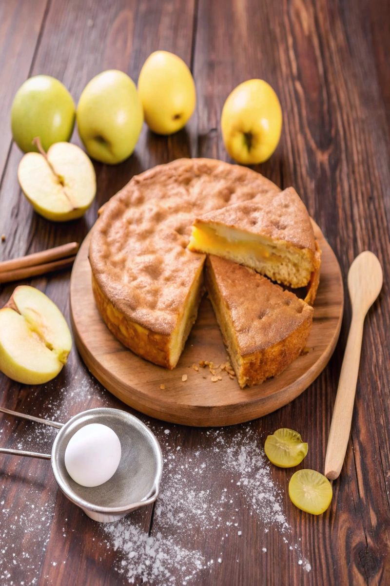 Gâteau aux pommes facile & IRRESISTIBLE 🍎 – Recette express qui fond en bouche en 5 min !