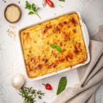 Gratin d'asperges blanches au cantal