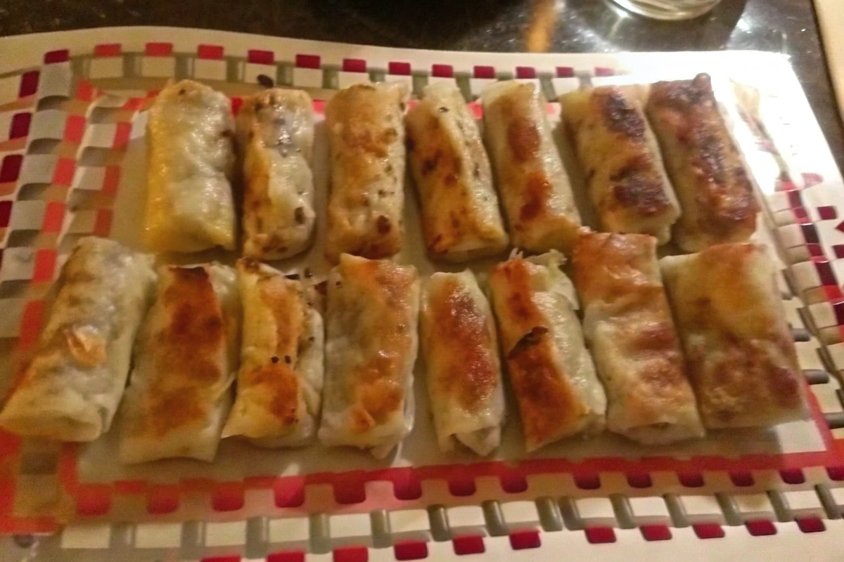 Nems à la normande préparés Ingrédients frais pour nems à la normande