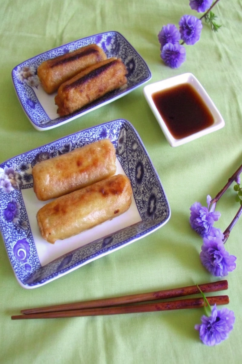 NEMS AU POULET ET À LA MENTHE : Une explosion de fraîcheur dans votre assiette !