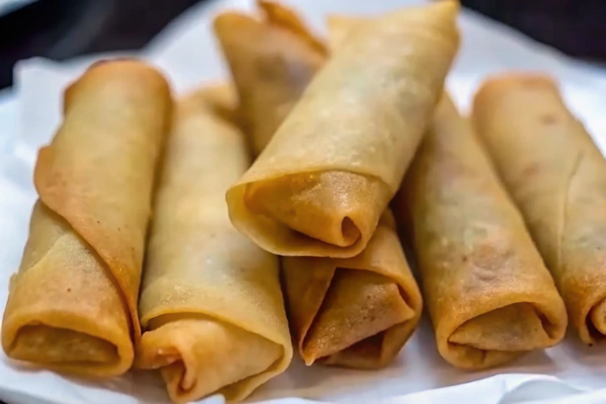 Galettes de riz et pommes pour nems sucrés