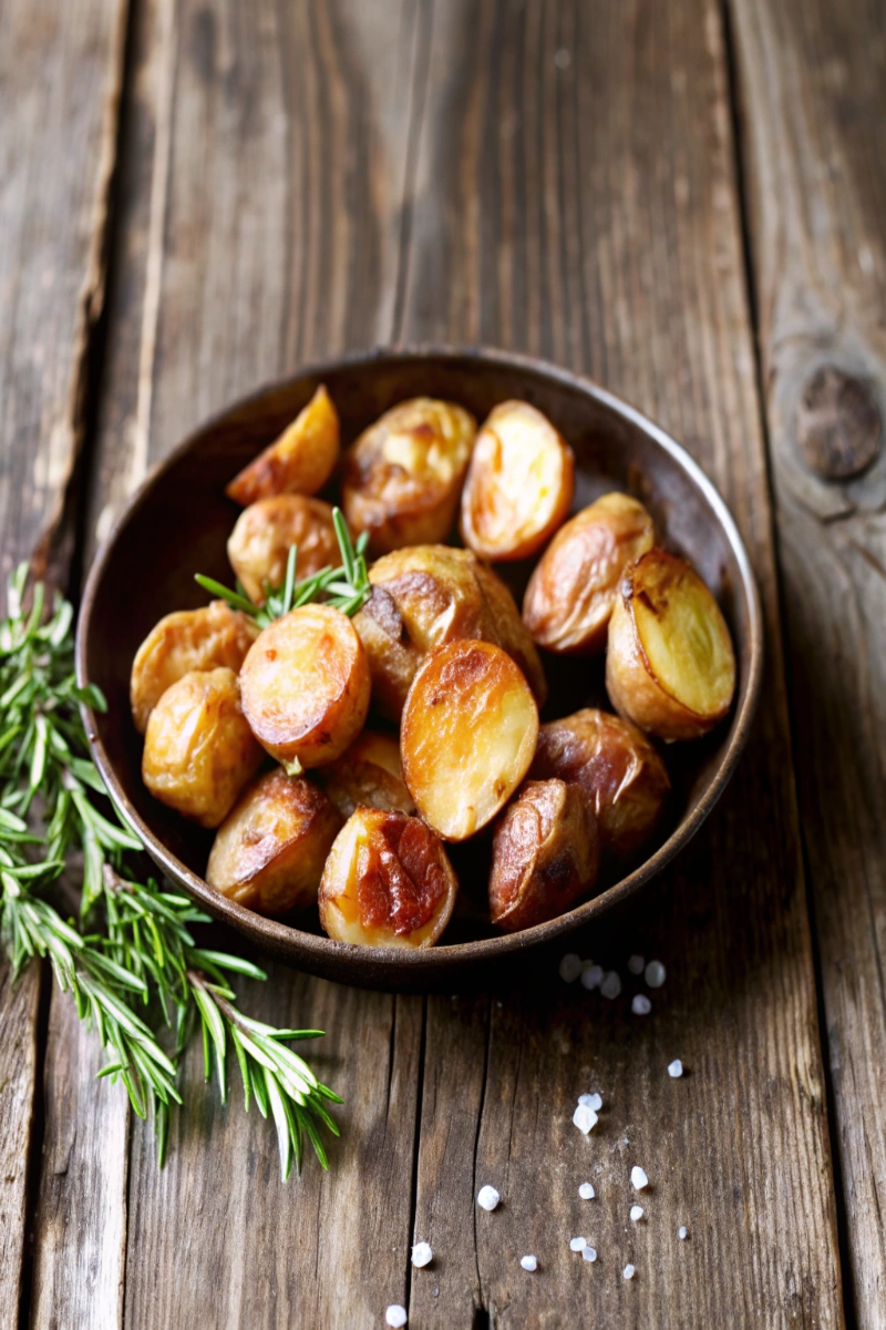 Pommes de terre au four au romarin 🌿 – Recette facile, croquante & gourmande à faire ce soir !