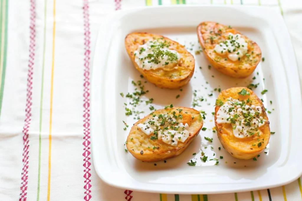 Pommes de terre croisillon au four