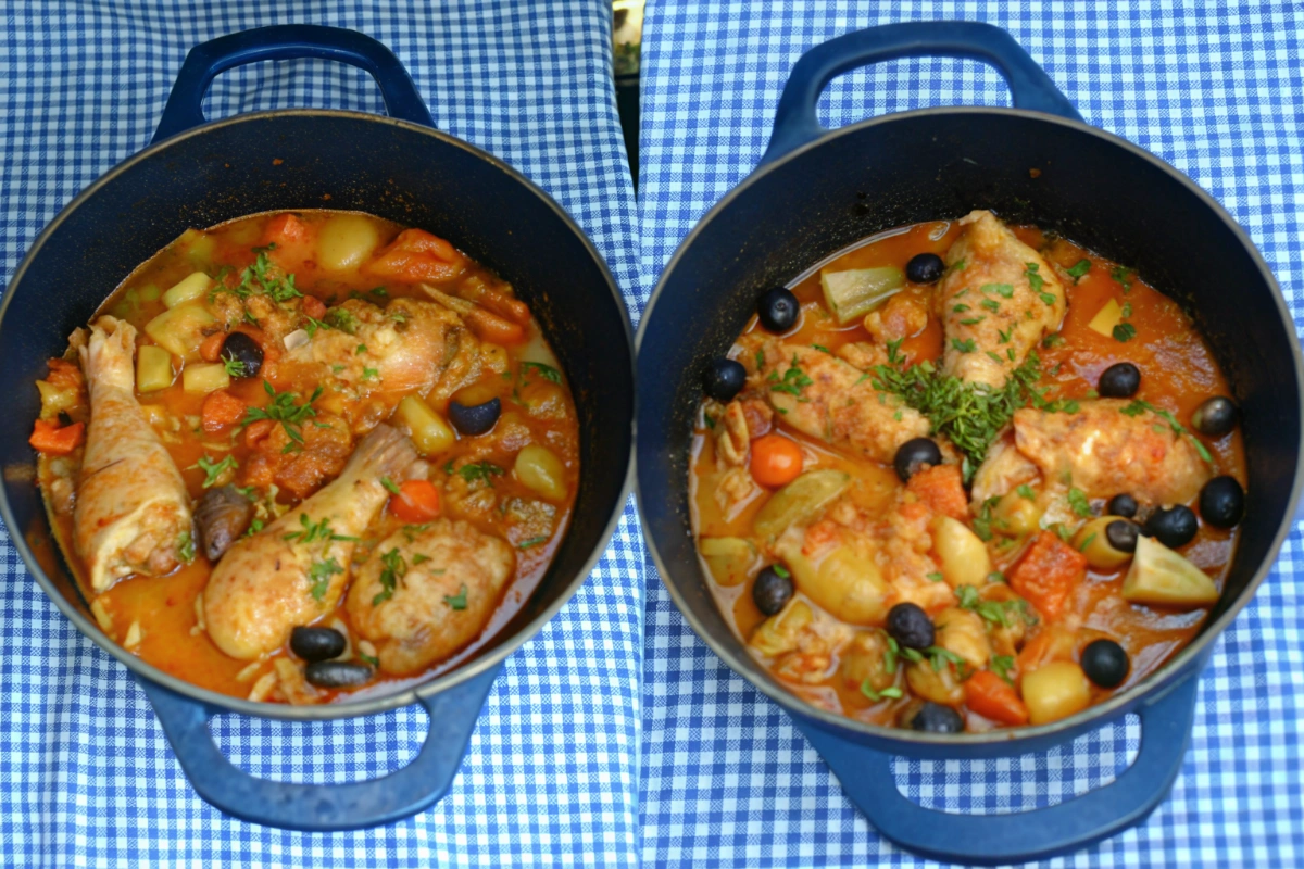 Poulet aux olives au four Poulet aux olives au four