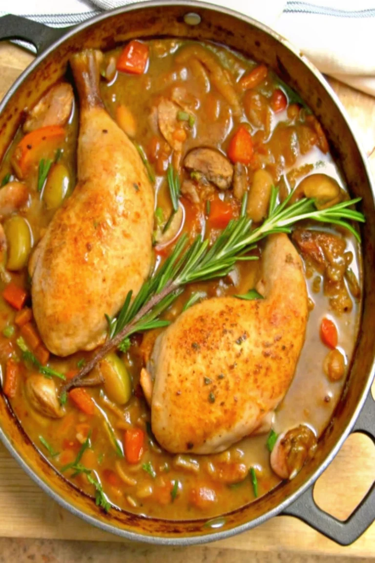 Poulet rôti chasseur au romarin