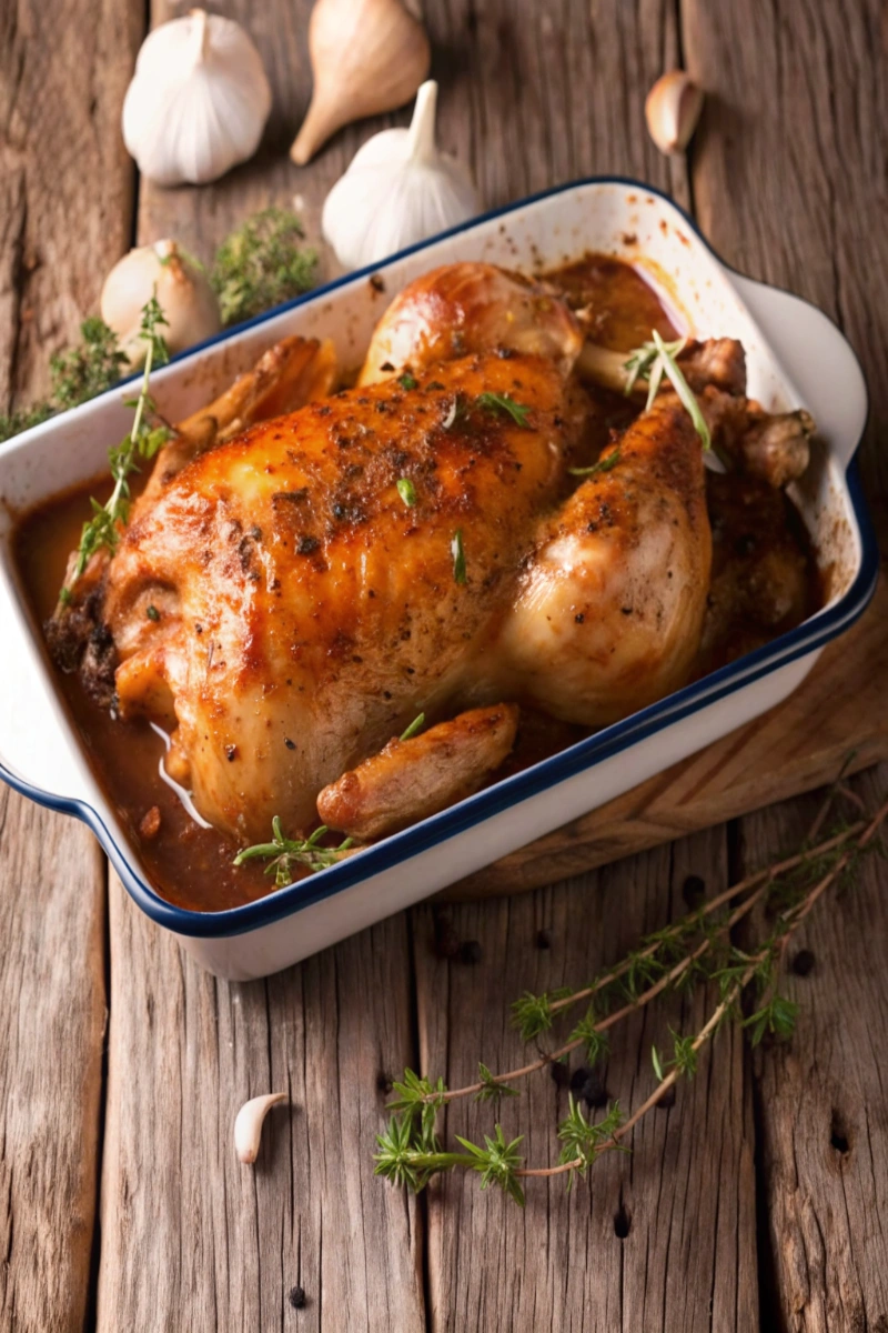 POULET RÔTI CROUSTILLANT ET MOELLEUX : La Recette Secrète des Dimanches Heureux