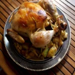 Poulet rôti en cocotte au four