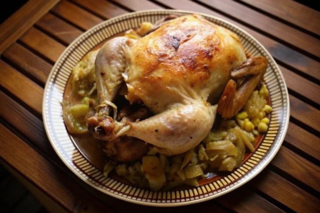 Poulet rôti en cocotte au four recette