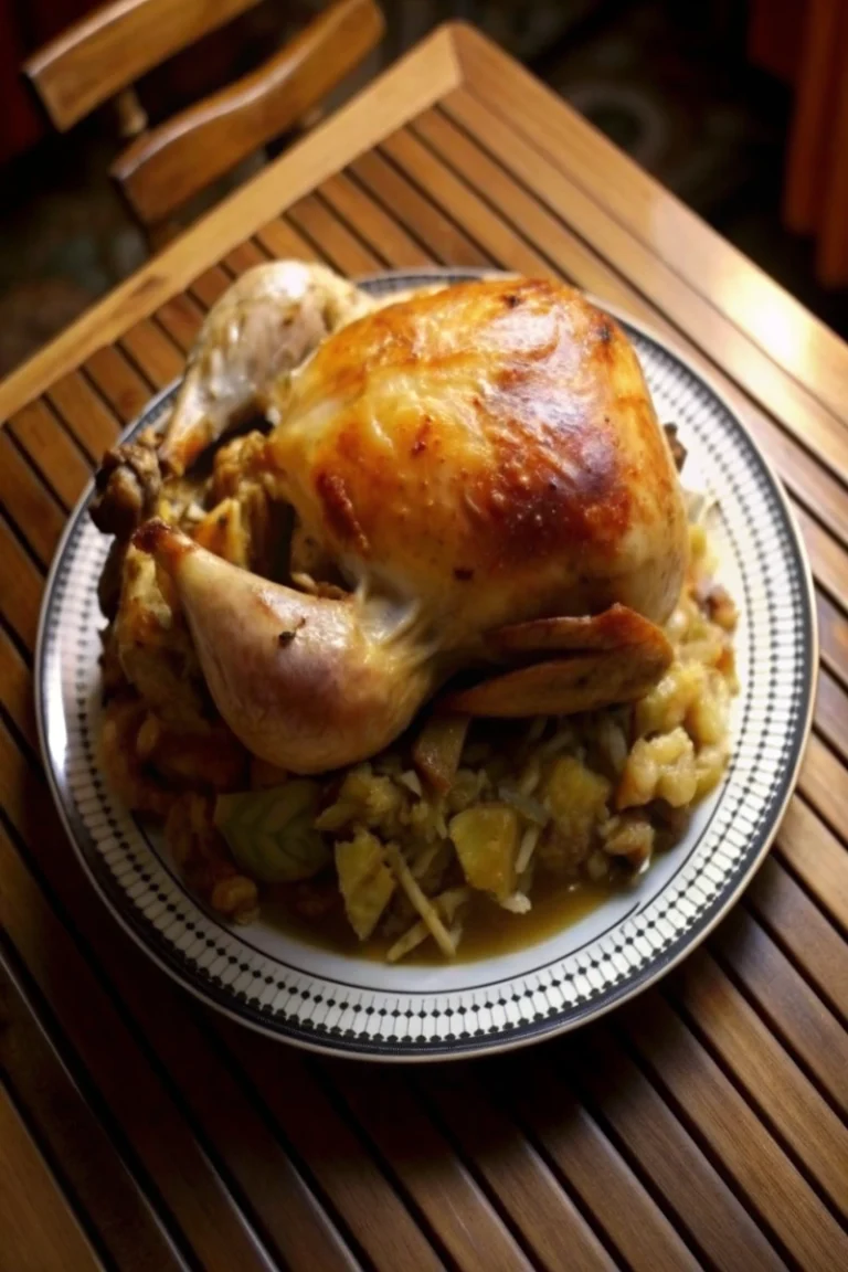 Poulet rôti en cocotte au four recette
