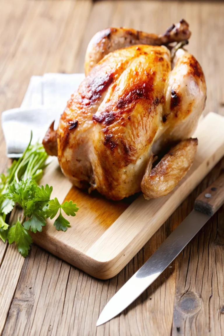 Poulet rôti simple