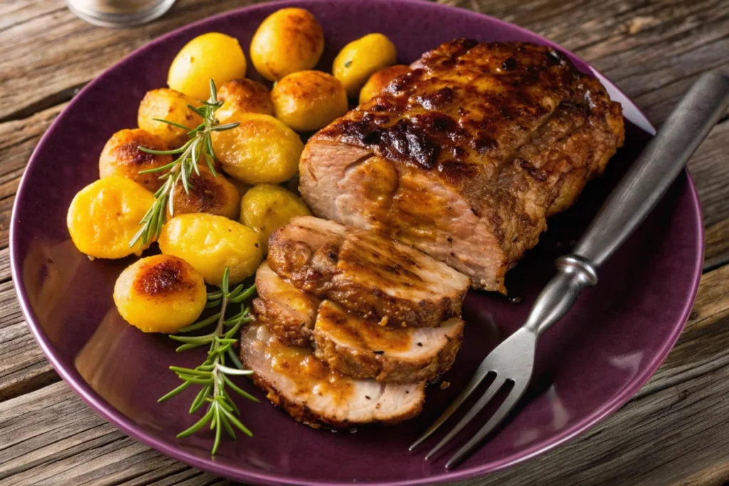 Rôti de veau au four