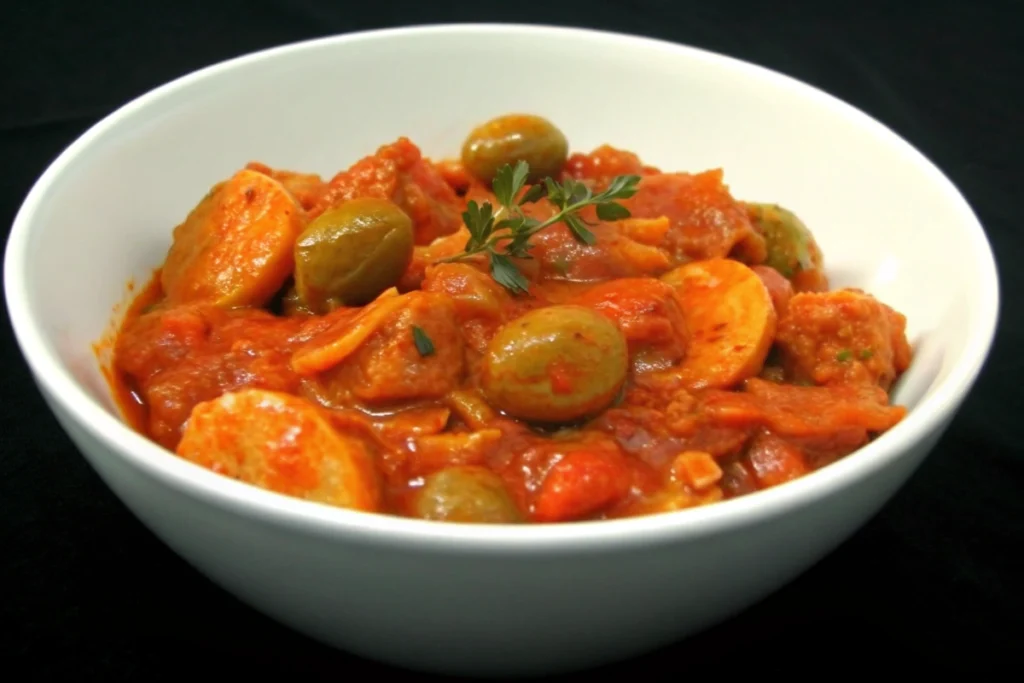 Sauté de veau au chorizo