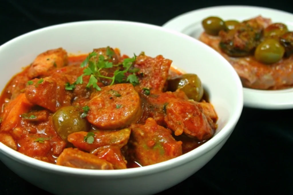 Sauté de veau au chorizo