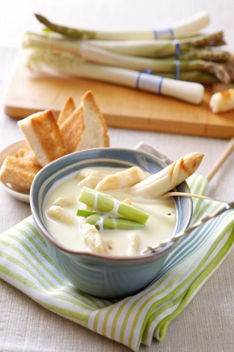 Soupe d'asperges blanches