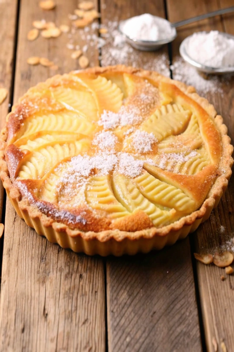 Tarte amandine aux poires – recette facile & gourmande 🍐🥧 Inspiration dessert français