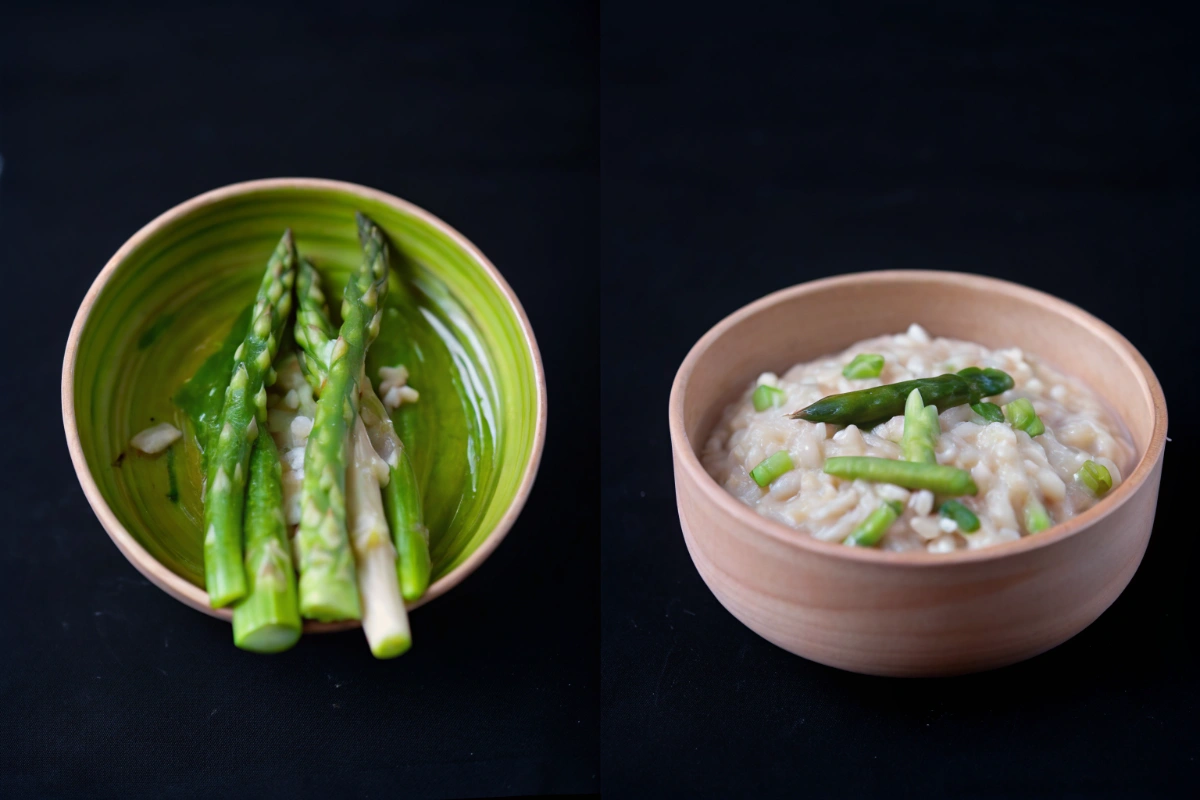 Risotto aux asperges fraîches Risotto aux asperges fraîches