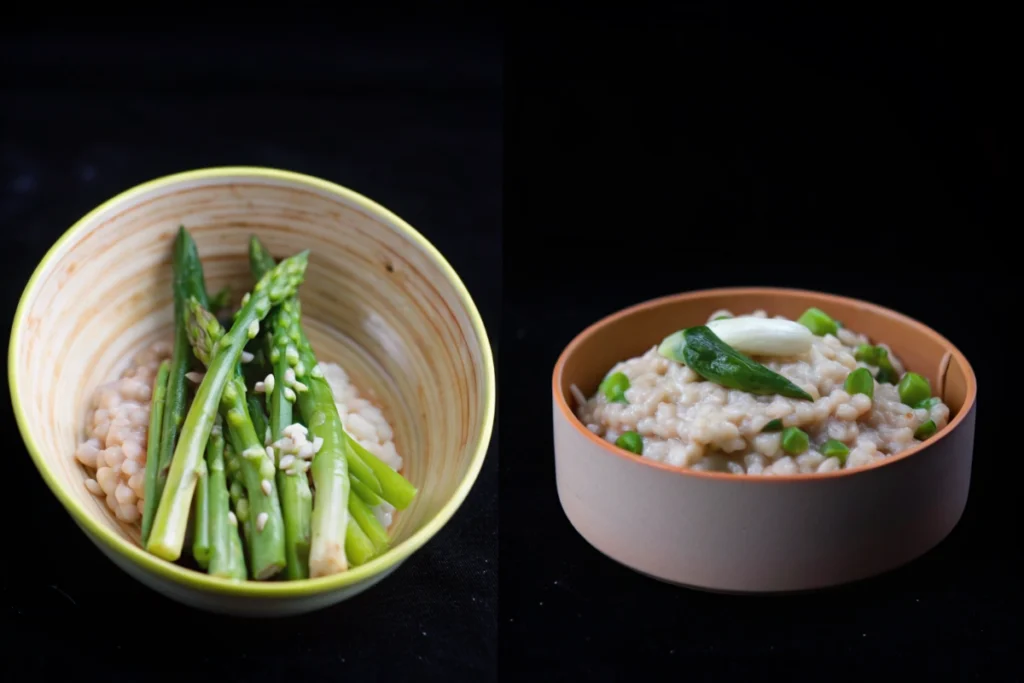 Risotto aux asperges fraîches
