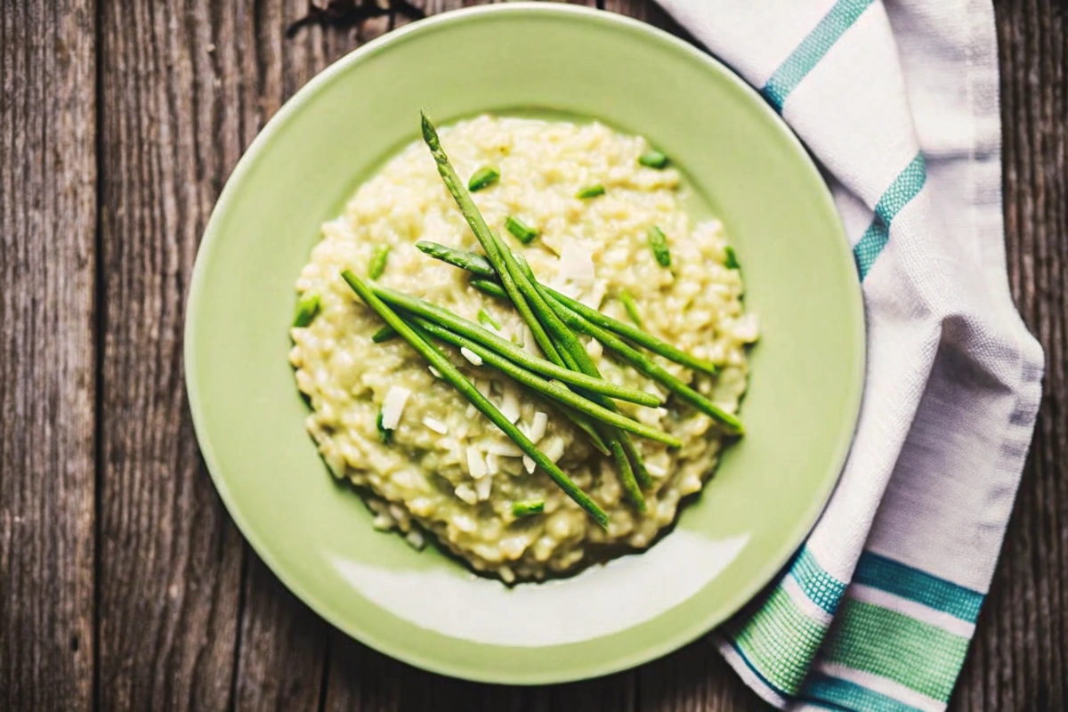 Risotto aux asperges fraîches Recette