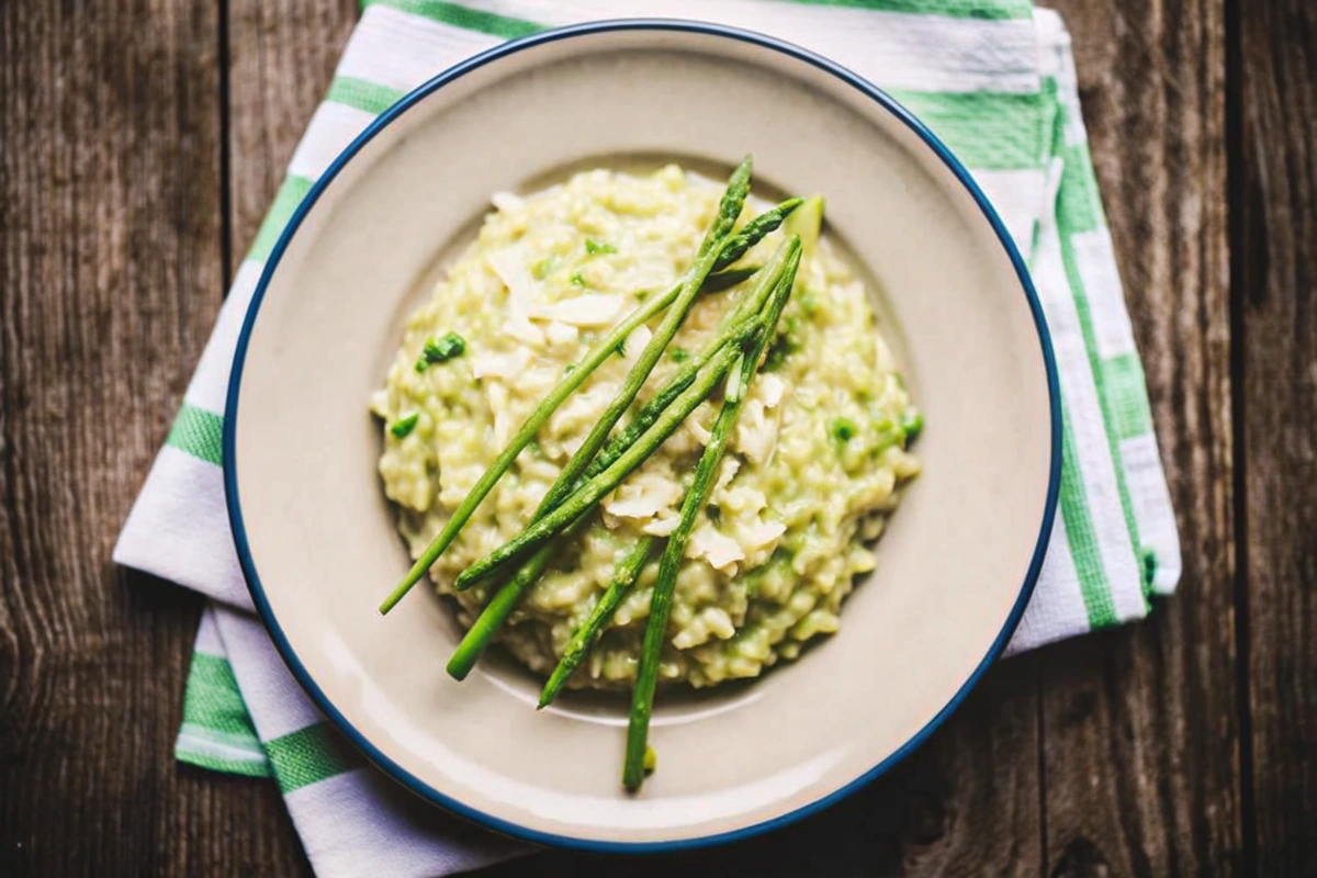 Risotto aux asperges fraîches Recette