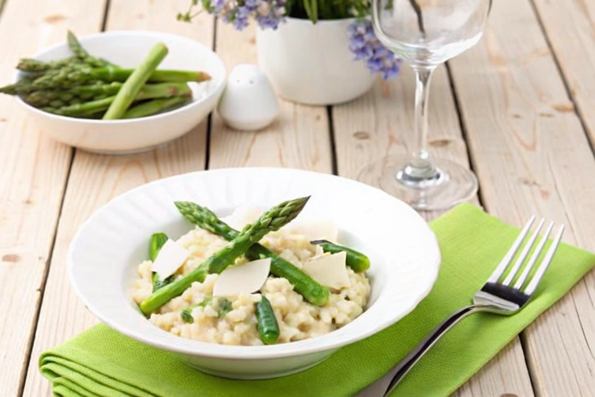 Risotto aux asperges fraîches au Companion