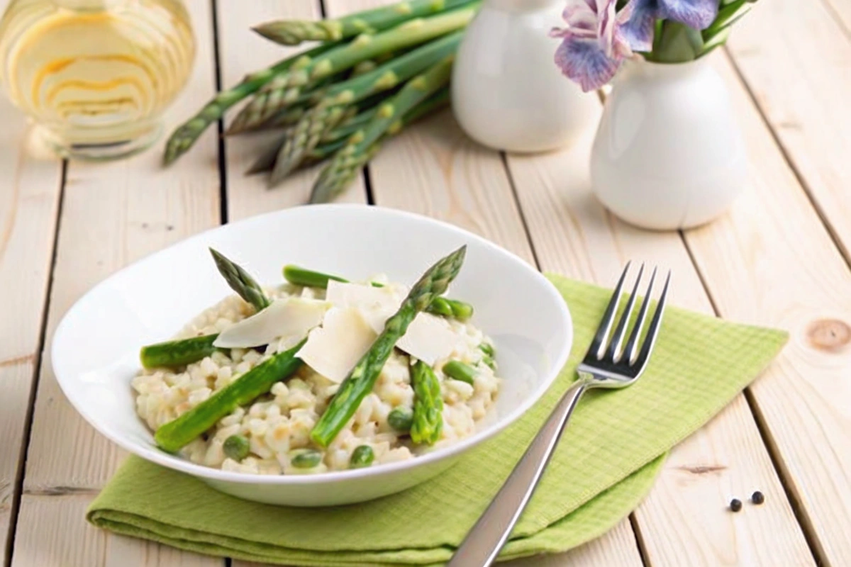 Risotto aux asperges fraîches au Companion