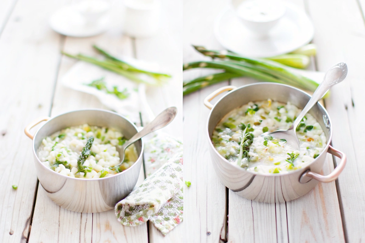 Risotto aux asperges fraîches au Cookeo
