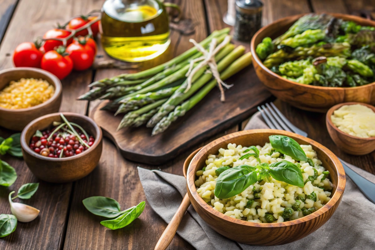 Risotto aux asperges fraîches au Thermomix