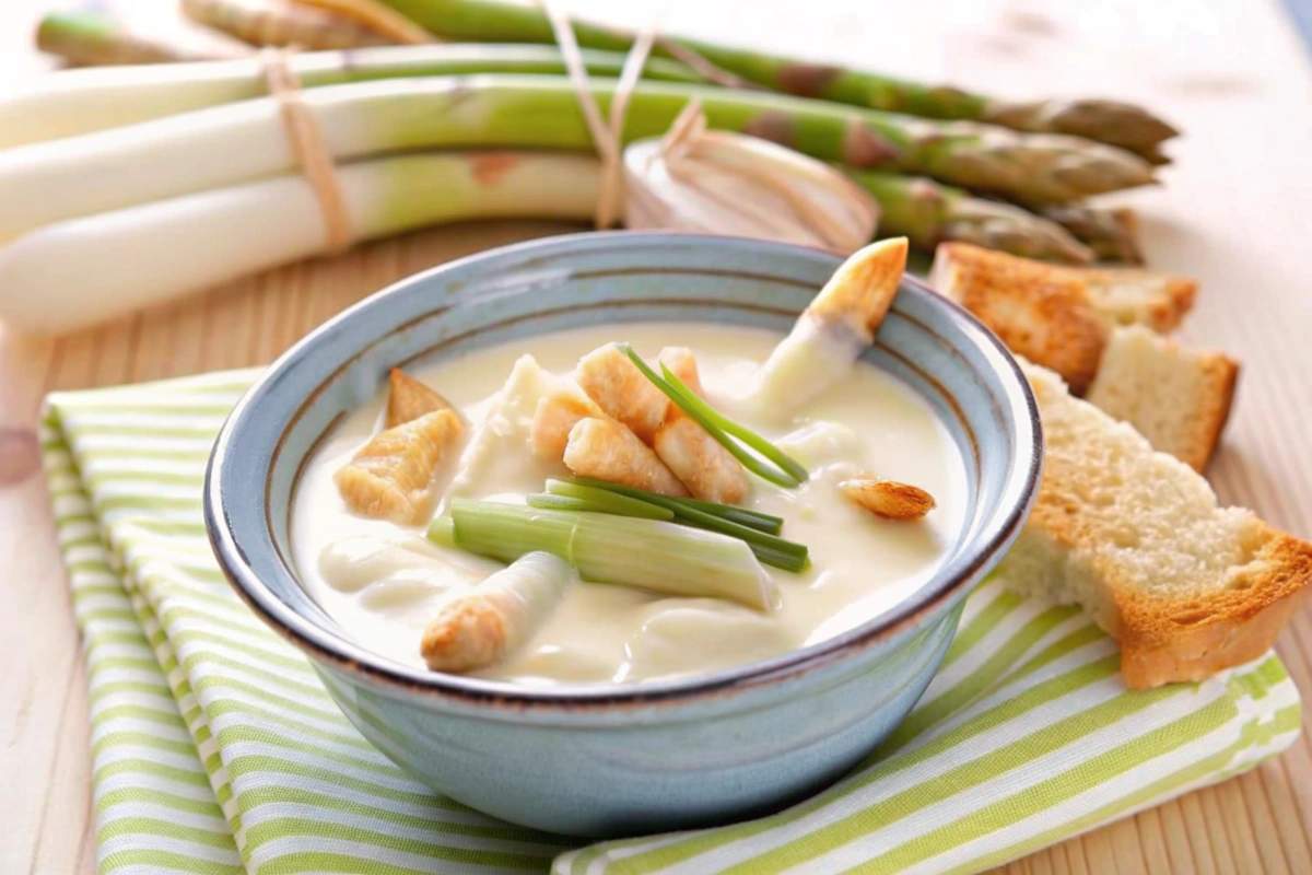Soupe d'asperges blanches Soupe d'asperges blanches