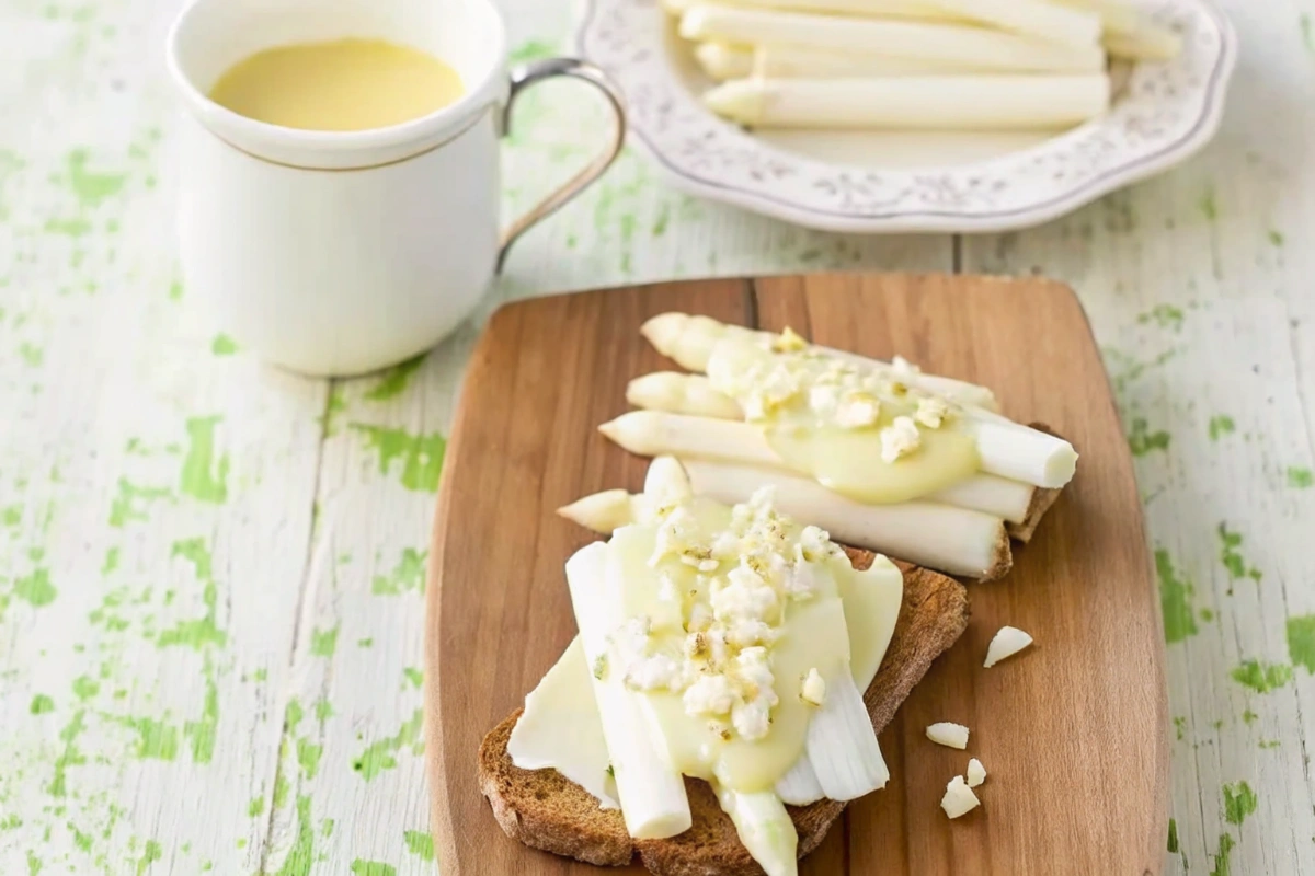 Toasts aux asperges blanches Toasts aux asperges blanches